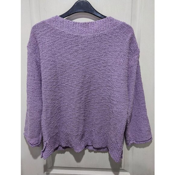 CASLON | Boat Neck Sweater in Lavender - Picture 3 of 8